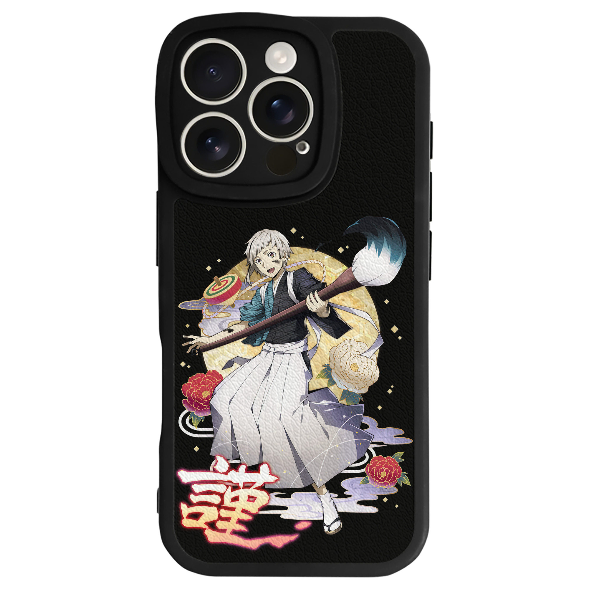 （画像用） 文豪ストレイドッグス Bungo Stray Dogs 【iPhone 16シリーズ対応】シリコンスマホケース（レザー調） 材質：シリコン